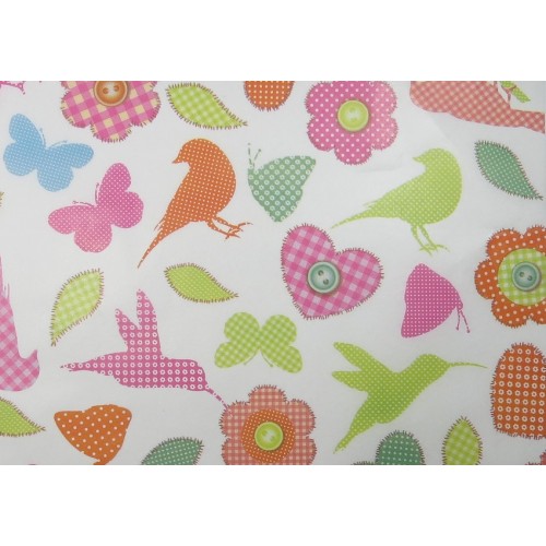 Seda Decorada 49x69cm C/25 folhas